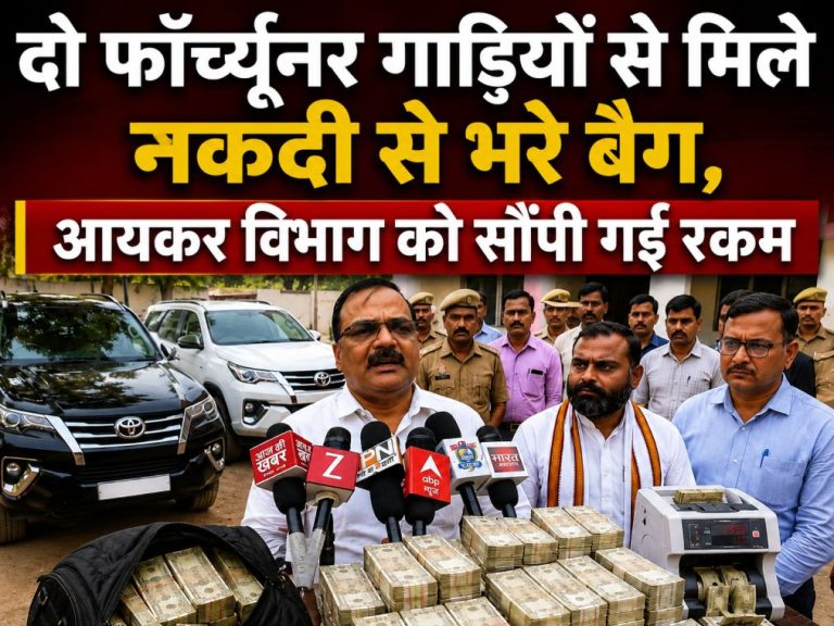 ट्रांसपोर्ट कारोबारियों की गाड़ियों से मिली भारी नकदी, जांच शुरू