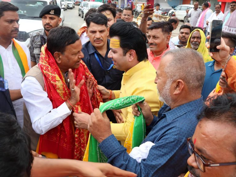 भाजपा प्रदेश अध्यक्ष के विंध्याचल आगमन पर हुआ भव्य स्वागत, विकास योजनाओं को लेकर हुई चर्चा